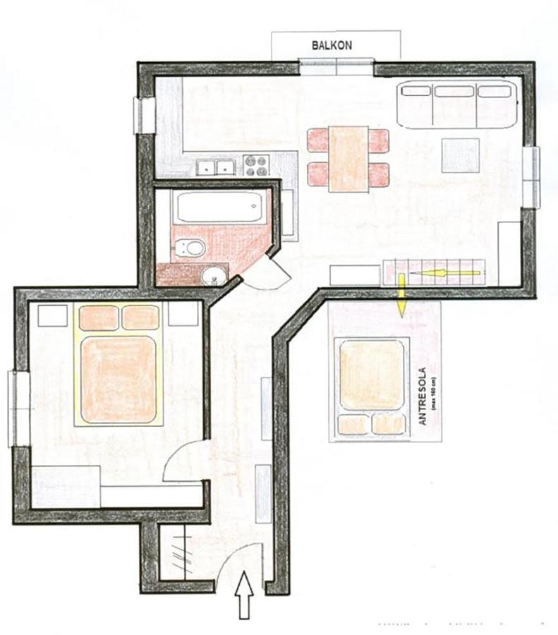 Apartamenty 4 Gory 什切尔克 外观 照片